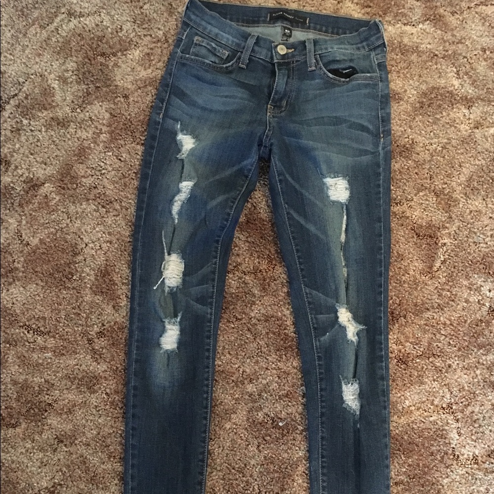 Flying monkey ripped jeans